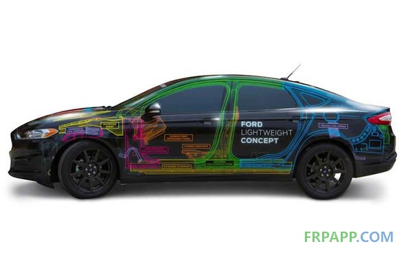 福特輕量化概念車，后窗采用PC樹脂減重35％ 