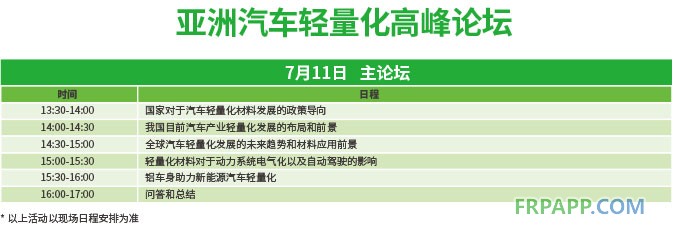 高峰論壇助力2018亞洲汽車輕量化展覽會(huì) 深度、權(quán)威、專業(yè)